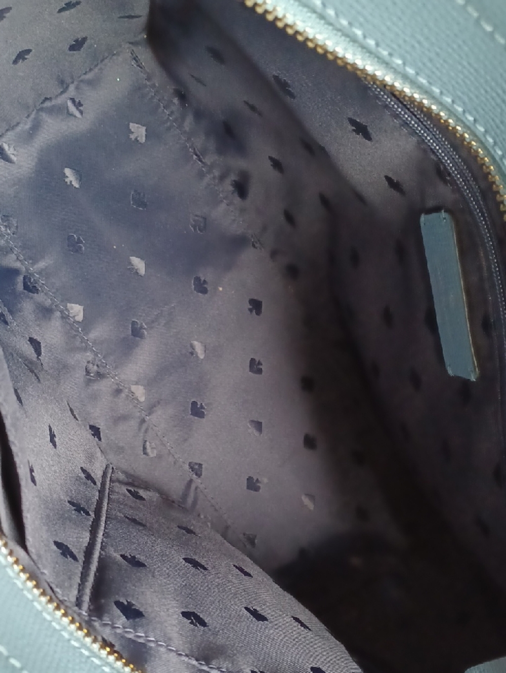 NWOT ** Kate Spade Frannie Scotch Pine Blue Medium Satchel - Picture 11 of 13